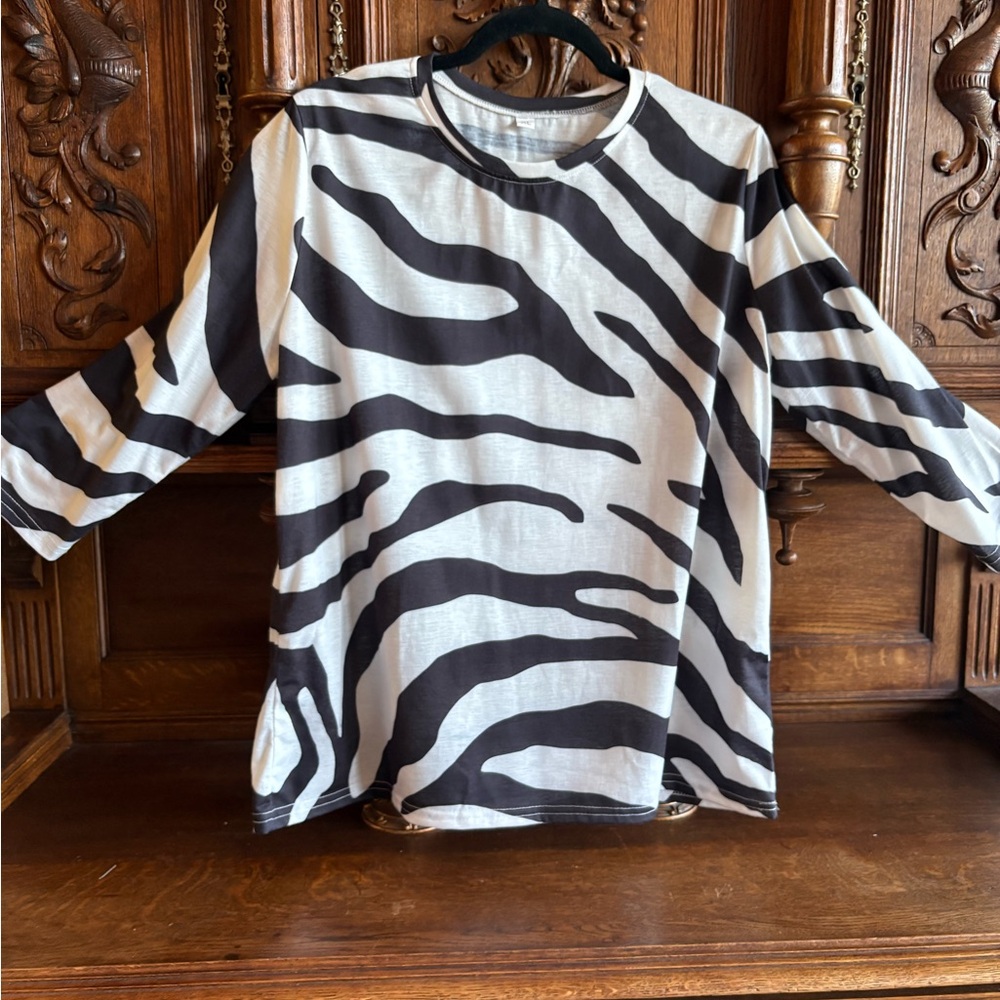 Zebra Strech cotton knit
